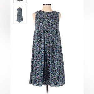 The Limited | Floral Sleeveless Swing Dress